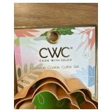 Cook with Color 3pc Carrot Cookie Cutter Set