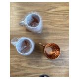 ORNATE INTERNATIONAL Copper Moscow Mule Mugs 16 Oz Set of 3