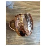 ORNATE INTERNATIONAL Copper Moscow Mule Mugs 16 Oz Set of 3
