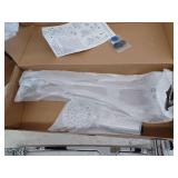 TotalSpa Hybrid Rainfall Showerhead With Adjustable Arm, Chrome, 2 Pack