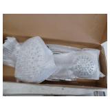 TotalSpa Hybrid Rainfall Showerhead With Adjustable Arm, Chrome, 2 Pack