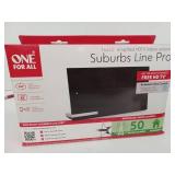 One For All 16424 Amplified Indoor Flat HDTV Antenna