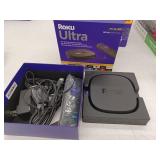 Roku - Ultra 2022 | 4K/HDR/Dolby Vision Streaming Device and Voice Remote Pro with Rechargeable Battery - Black