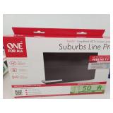 One For All 16424 Amplified Indoor Flat HDTV Antenna