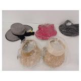Sandiego Hat Company Lot of 5, 4 Visors and 1 hat