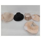 SanDiego Hat Company Lot of 5- 3 Visors and 2 Hats