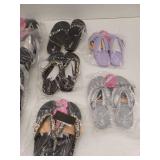 Pedi Couture Toe Design Mixed Sandals Collection, Lot of 10