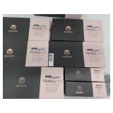 Calista Perfecter Pro+ Heated Round Brush, 5 Trianglpro Brushes and 2 GoGo Mini Round Brushes