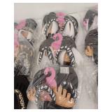Pedi Couture Salon Flip Flops Lot of 10
