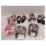 Pedi Couture Pedicure Sandals Lot of 7