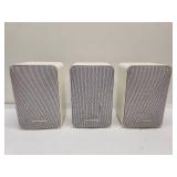 Realistic Minimus-77 White Speakers Set