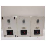 Realistic Minimus-77 White Speakers Set