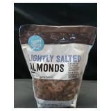 Amazon Brand - Happy Belly Roasted & Lightly Salted Almonds, 16 Ounce