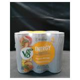 V8 +ENERGY Peach Mango Energy Drink - 6pk/8 fl oz Cans BEST BY MAR 29 2026