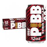 Mr. Pibb Zero Sugar Cherry Soda Pop Fridge Pack Cans, 12 fl oz, 12 Pack