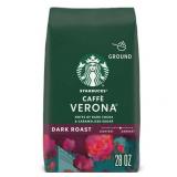 Starbucks Caffe Verona  Ground Coffee  Dark Roast Hot or Iced Coffee  28 oz