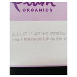 6 pk Plum Organics Stage 2 Baby Food Pear/Pea/Spinach Pouches