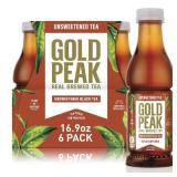 Gold Peak Unsweetened Tea Bottles - 6pk/16.9 fl oz
