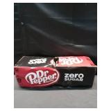 Dr Pepper Zero Sugar Soda Pop  12 fl oz  12 Pack Cans