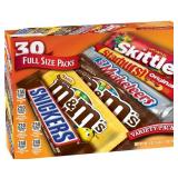 Mars Candy Variety Pack - 30 Full Size Bars