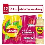 Lipton White Tea Raspberry (16.9 Fl Oz - 12) 202.8 Fluid Ounce 12 Pack Plastic Bottle