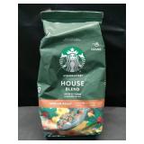 Starbucks House Blend  Ground Coffee  Medium Roast Hot or Iced Coffee  18 oz