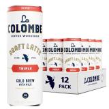 La Colombe Coffee, Triple Draft Latte, 11 fl oz Cans (Pack of 12), Coffeehouse Quality Cold Brew, Specialty Grade Coffee Beans, Ready-to-Drink On-the-Go
