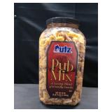 Utz Pub Mix, 42 Oz. Barrel, Savory Snack Mix with a Blend of Crunchy Flavors for a Tasty Party Snack, Resealable Container, Trans-Fat Free and Kosher Certified