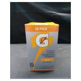 Gatorade Thirst Quencher Powder Orange Naturally Flavored 12 Oz 10 Pack