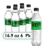 Sprite Zero Sugar Lemon Lime Soda Pop  16.9 fl oz  6 Pack Bottles