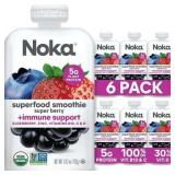 Noka Superfood Immune Smoothie  Berry  6 Pack  4.22oz