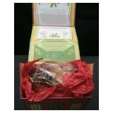 Christmas Cookie House Gift Box with 2 Cookie Flavors Inside by Send A Cake Hot Chocolate & Snickerdoodle Sugar Cookies
