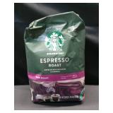 Starbucks Espresso Roast  Ground Coffee  Dark Roast Hot or Iced Coffee  28 oz