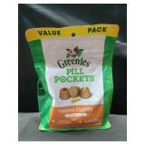 Greenies Pill Pockets For Dogs Pill Maskers Size Cheese Dry Soft Treats For Dogs  15.8 Oz. Pouch (60 Treats)