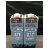 2 pk Califia Farms Oat Barista Blend Oat Milk - 1qt