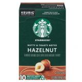 Starbucks Keurig Hot Hazelnut K-Cup Pods - 10 CT