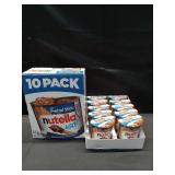 Nutella & Go! Hazelnut Spread with Pretzel Sticks  On-the-Go Snack Cups  10 Packs  19 oz