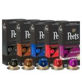Peet s Coffee Espresso Capsules 50 Count Variety Pack Bottled & Canned Drink 513386 BEST BY 12/25/2025