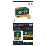 Starbucks K-Cup Coffee Pods  Toffeenut Flavored Coffee  Naturally Flavored  100% Arabica  1 box (10 pods)