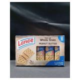 Lance Sandwich Crackers  Made with Whole Grain Crackers  Peanut Butter  10 Individual Packs