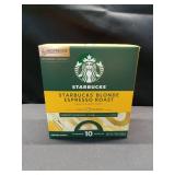 Starbucks Blonde Espresso Roast Nespresso Vertuo Pods 10 Count