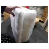 VitalCozy 2 Pcs Chicken Coop Cover Waterproof 11.5 x 6.6 ft Chicken Run Cover Coop Tarp Accessories for Winter with 50 Pcs Ball Bungees Cords for Outdoor (White)