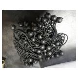 VitalCozy 2 Pcs Chicken Coop Cover Waterproof 11.5 x 6.6 ft Chicken Run Cover Coop Tarp Accessories for Winter with 50 Pcs Ball Bungees Cords for Outdoor (White)