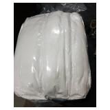 Three Geese White Goose Feather Down Pillows Super King Size,Cotton Pillows Set of 2-100% Cotton, Medium Firm,Soft Support