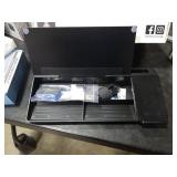 DeskBoard Buddy Desktop Whiteboard + 2 Markers (Black with Wireless Charger)