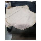 MIULEE Decorative Throw Pillow Covers Neutral Linen Fringe Throw Pillows Set of 2 Beige Boho Farmhouse Cushion Covers with Tassels for Couch Sofa Bed Living Room Spring Home Decor 20x20 Inch