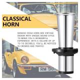 Ooga Horn 12V Kit, Antique Classic Car Hot Rod Aooga Ahooga Horn with Wire and Button, Banhao OOGA Air klaxon Vintage Old Style School for Truck Golf Cart Car