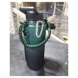 DYSANKY Insulated Water Bottle | Thickened Stainless Steel Vacuum Metal | Portable Sports Water Jug for Gym and Hiking with Straw, Carrier Bag, Handle Strap | BPA-Free 40 oz