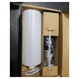 Soap Dispenser for Kitchen Sink, Built in Sink Soap Dispenser Lotion Dispenser with 17 OZ Bottle, Refill from The Top Bar Sink Soap Dispenser, Brushed Nickel (1 Pack)