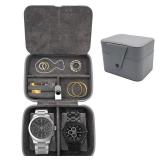 Quadro Essentials Jewelry Organizer & Travel Watch Case - Men